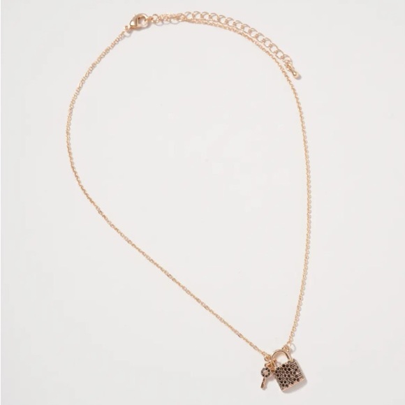 5/$25 Misc Bundle Deal - Lock & Key Charm Necklace - Picture 2 of 3